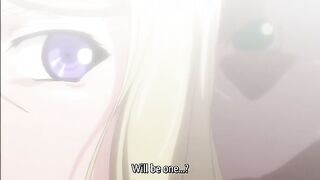 Armored Knight Iris Bonus - Busty blonde warrior feels hentai sex from both sides