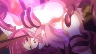 Shinsei Kourin Dacryon Luna 1 - Hentai magical girls are frenetically pounded by tentacles