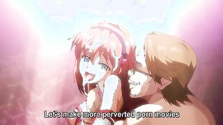 Imaria 4 - Boyfriend watches his idol girlfriend get hentai gangbanged in porno
