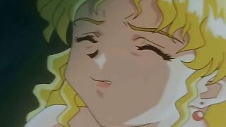 Desert Island Story X 3 - Blonde hentai teen is tag teamed in rough threesome