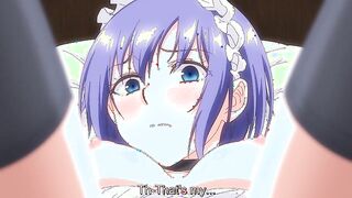 Love Me: Kaede to Suzu 3 - Cute teen is masturbating and her hentai twin sister finishes her off