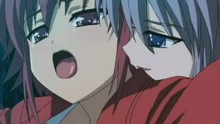 The Night When Evil Falls Episode 1 - Hentai demon girl is bound by yuri lesbian with tentacles
