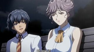 Disgrace Return Play 1 - Tied up hentai teen is ass fucked while boyfriend watches