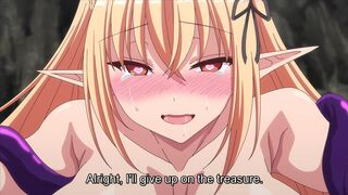A Book about an Elf Branded with a Lewd Crest 1 - Busty hentai elf is banged by tentacles