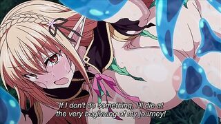 A Book about an Elf Branded with a Lewd Crest 1 - Busty hentai elf is banged by tentacles