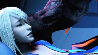 Training Day 2: Expanded - Samus Aran fucks alien monsters with huge dicks