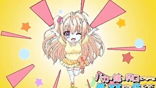 Stupid Sister 2 - Busty hentai sister sticks popsicle in pussy while being ass fucked