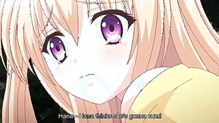 Stupid Sister 2 - Busty hentai sister sticks popsicle in pussy while being ass fucked