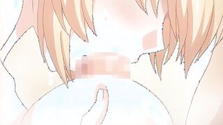 Stupid Sister 1 - Busty hentai teen sister sucks cock to get smart milk