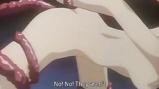 Demon Beast Resurrection 4 - Cult leader fucks petite girl with hentai tentacle penis