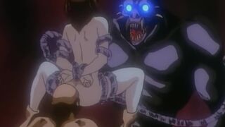 Demon Beast Invasion 4 - Demon Beast fucks cute teens to spread his hentai demon spawn