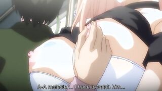 Extreme Molester's Terminus 3 ep1 - Busty virgin gets pussy gangbanged in public