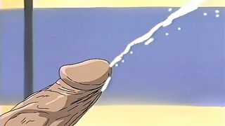 Queen and Slave - Busty hentai dominatrix gets tied up and gangbanged in outdoor groupsex