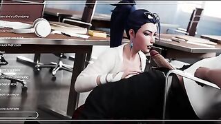 Kaisacademy - Kaisa from League gets gangbanged by teachers