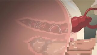 Free Friends - Hentai student gets fucked while dildo is in her ass