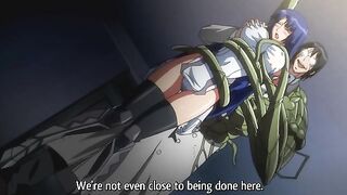 Hell Knight Ingrid 2 - Busty hentai slave is fucked by monsters while evil guests watch her tortured