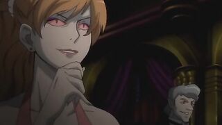 Hell Knight Ingrid 2 - Busty hentai slave is fucked by monsters while evil guests watch her tortured