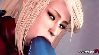 A Great Gift For Samus - Big dicked demon rams Samus Aran's 3D uncensored pussy and ass