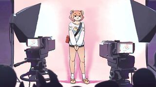 Hamichi's Corner! - Cute furry girl is gangbanged in every hole for TV audition