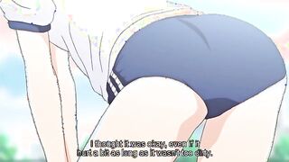 Love es M - Cute hentai teen is gagged, dildoed and fucked while friend is watching