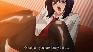 Goddess of Spectacles 2 - Busty hentai teen fucks her brother in the public shower