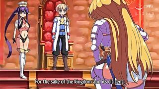 Valkyrie Hazard - Demon futanari and her tentacle girls orgy fuck warrior girls