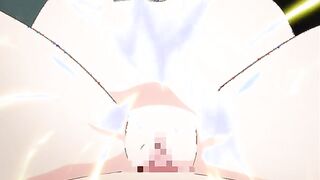 Tenioha! 1 ep1 - Sexy hentai teen with big boobs gives a footjob