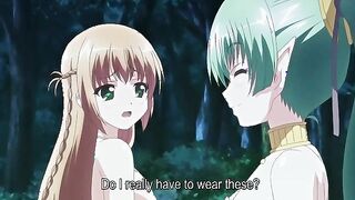 Princess with a Cursed Sword is Very Lewd 3 - Hentai elf and princess in threesome fuck