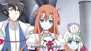 Venus Blood: Brave 3 - Demon tentacles implant eggs in cute hentai warrior girls