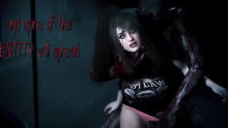 Entity - Scary zombie monster rams his dick in party girl on train