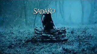 Sadako - The creepy girl from The Ring comes out of the TV to fuck her victim
