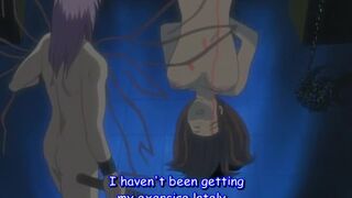 Square of the Moon 2 - Tentacle demon chains warrior girl and gives her tight pussy a hard fucking
