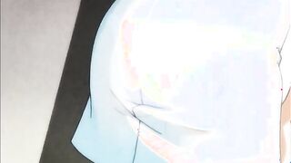 Innocent Blue 1 - Busty hentai nurse wife with red hair is roughly fucked while cousin sleeps nearby