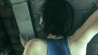 Jill Valentine fucked by big dicked monsters of all kind – 3D music video