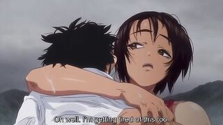 Spinning Thread 1 - Panty and foot fetish hentai freak fucks sporty athletic girl at bus stop