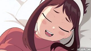 Duties at Home - Deku fucks Ochaco Uraraka's ass and then comes raw in her pussy