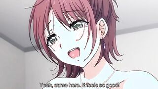 Sexfriend no Senpai 1 - Busty college senior deflowers a freshman in casual hentai sex