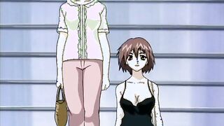 Molester Group Ten 4 - Teen girl with no panties gets fingered by another yuri girl on train