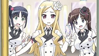 Idol Sister - Brother hentai creampies all three idol singers before the show