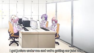 Senior Office Lady 1 - Cheating hentai girlfriend fucks junior employee at work