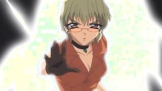 Moonlight Lady 4 - Sexy hentai maid in lingerie licks lesbian pussy of horny priestess