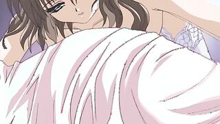 Moonlight Lady 3 - Busty hentai lesbian maid fingers yuri pussy and asshole
