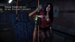 Last Bus - Party girl misses bus and gets every inch of her womb glazed by zombie