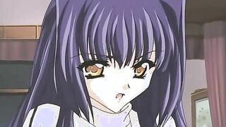 Moonlight Lady 1 - Priestess gets her pussy finger banged by pigtailed yuri servant