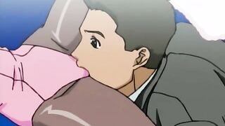 Midnight Sleazy Train 1 ep3 - Dirty hentai student gets gangbanged in her wet pussy on train