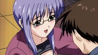 Midnight Sleazy Train 1 ep3 - Dirty hentai student gets gangbanged in her wet pussy on train