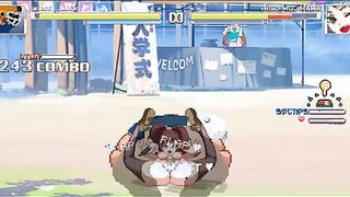 Mugen football player Brian gives idol Rise Long a 441 hit sex combo