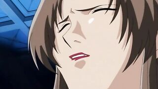 Oni Tensei 2 - Cop gets her ass fucked while tied up hentai teen watches