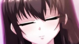 Bitch Gals 2 - Busty hentai teen sluts have threesome with old man at hotel