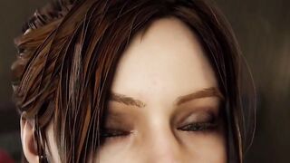 Resident Evil: The Secret Room Inner Thoughts - Claire Redfield tentacles in all holes